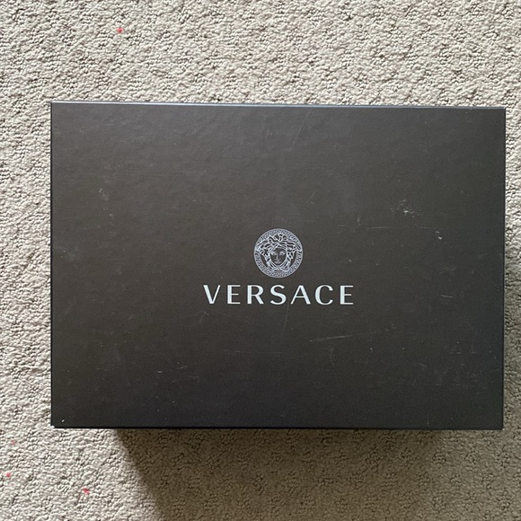 Versace x Dua Lipa Limited Edition Pink Metallic Butterfly Sandals Size 39 - Picture 13 of 15